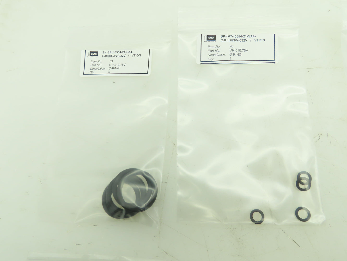BOC Water Hydraulics SK-SPV-5554-21-SA4-CJB/BH3/V-032V Viton Seal Kit Valve