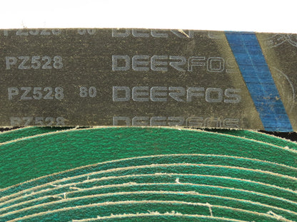 Deerfos PZ528  3"x 72" Sanding Belt 80 Grit Sandpaper  20pk