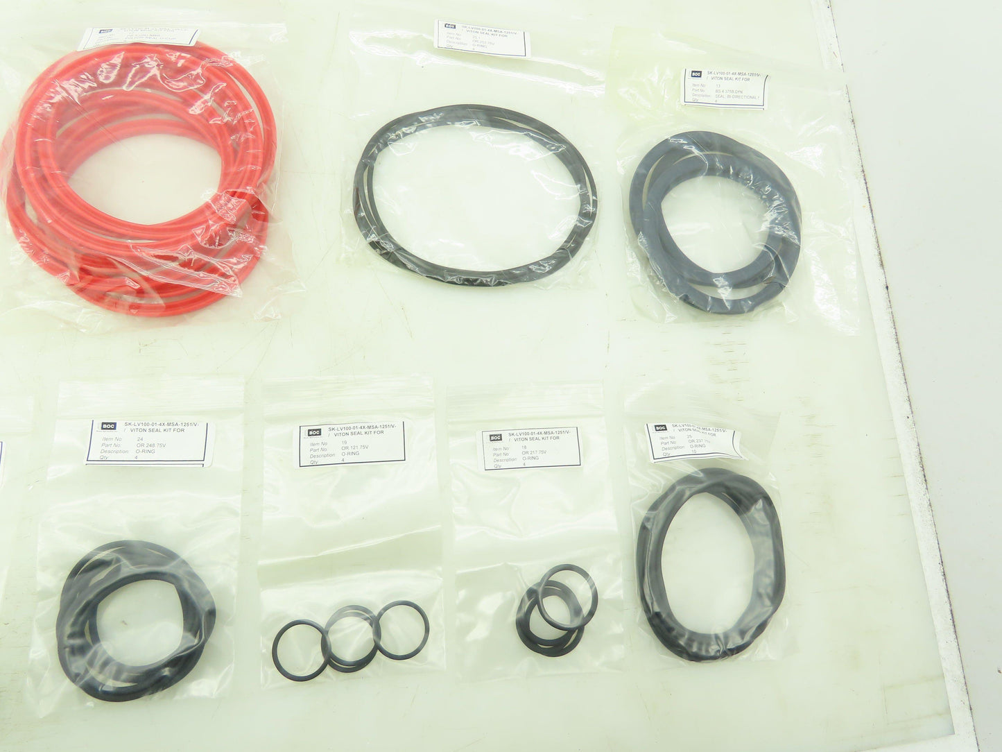 BOC Water Hydraulics SK-LV100-01-4X-MSA-1251/V Viton Seal Kit Valve Rebuild