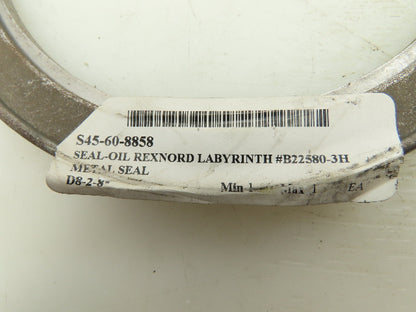 Rexnord B22580-3H Metal Oil Seal 5-9/16" ID Floating Labyrinth