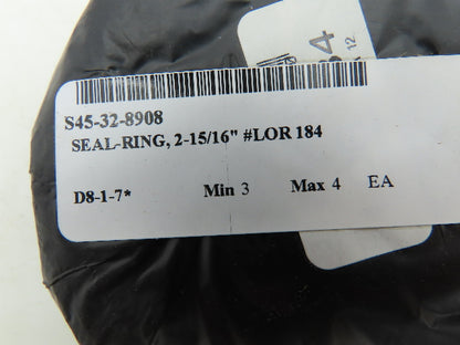 LOR184 Bearing Oil Seal Ring 2-15/16" Lot of 2
