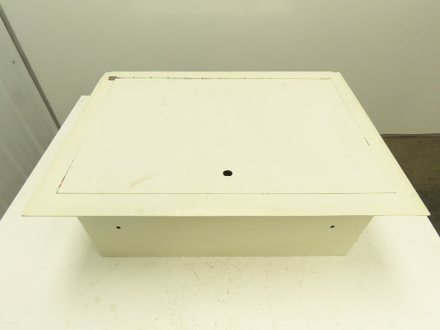 25x17x10.5" Flush Mount Steel Electrical Enclosure Junction Box Beige