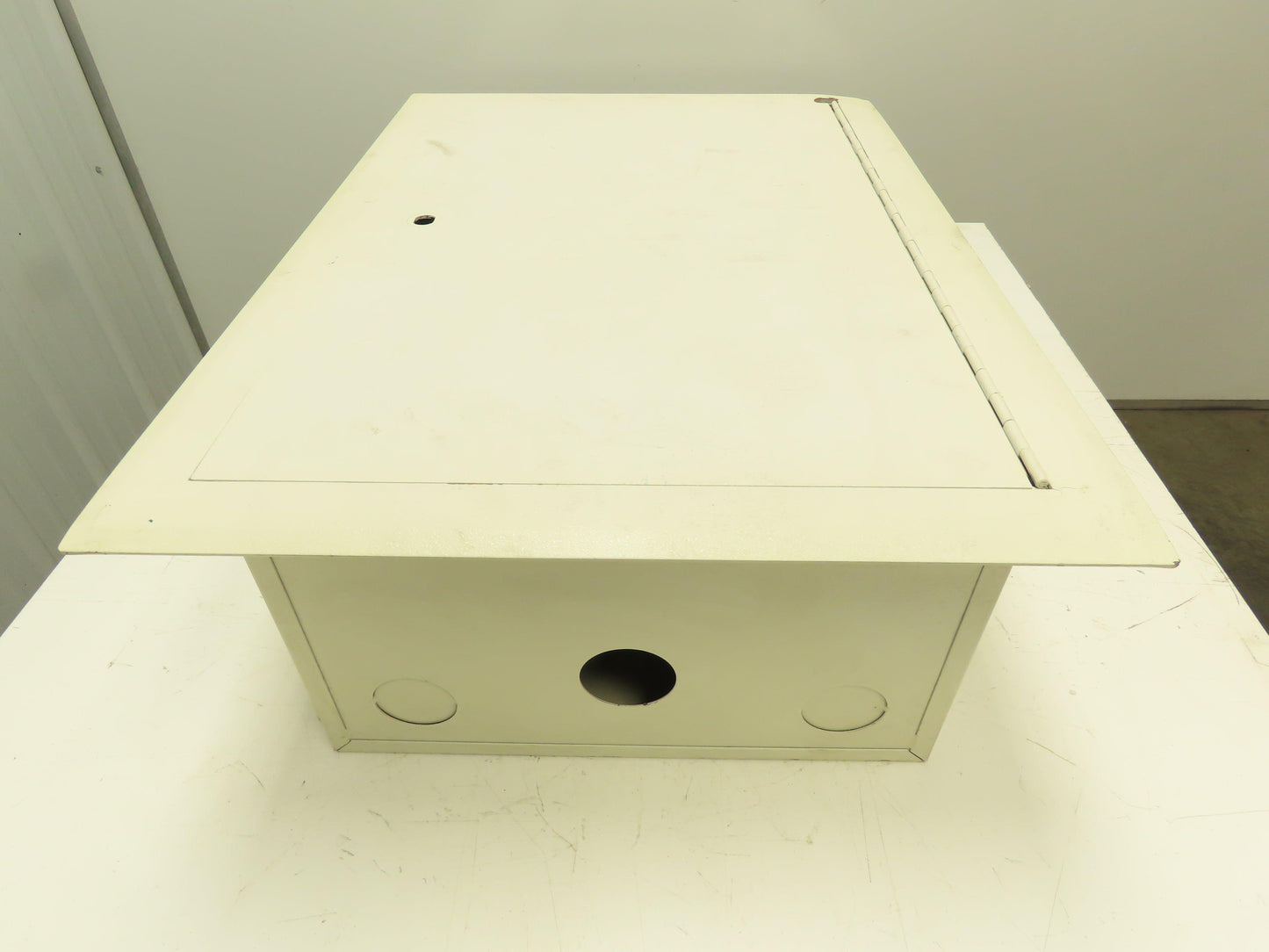 25x17x10.5" Flush Mount Steel Electrical Enclosure Junction Box Beige