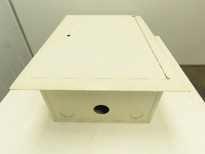 25x17x10.5" Flush Mount Steel Electrical Enclosure Junction Box Beige