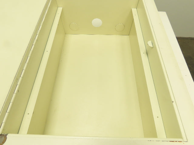 25x17x10.5" Flush Mount Steel Electrical Enclosure Junction Box Beige