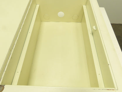 25x17x10.5" Flush Mount Steel Electrical Enclosure Junction Box Beige