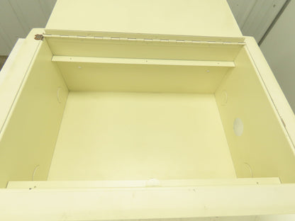 25x17x10.5" Flush Mount Steel Electrical Enclosure Junction Box Beige