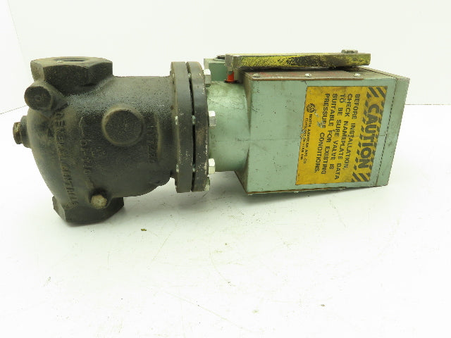 North American Manufacturing 1520G-1 Gas Valve 1" NPT 120V Actuator Manual Reset
