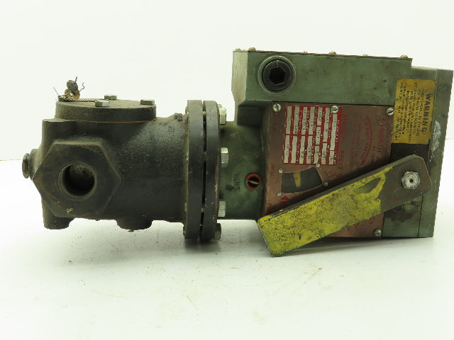 North American Manufacturing 1520G-1 Gas Valve 1" NPT 120V Actuator Manual Reset