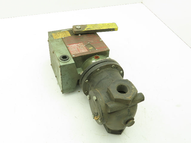 North American Manufacturing 1520G-1 Gas Valve 1" NPT 120V Actuator Manual Reset