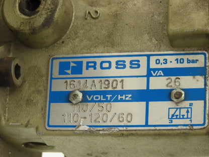 BOC Water Hydraulics Ross Solenoid Spool Valve Block 5 Port 2 Pos Pneumatic