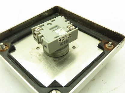 Hoffman E1PBGXSS Electrical Enclosure Pushbutton Stainless Steel 24V Indicator