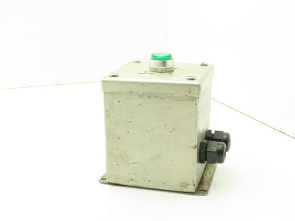 Hoffman E1PBGXSS Electrical Enclosure Pushbutton Stainless Steel 24V Indicator