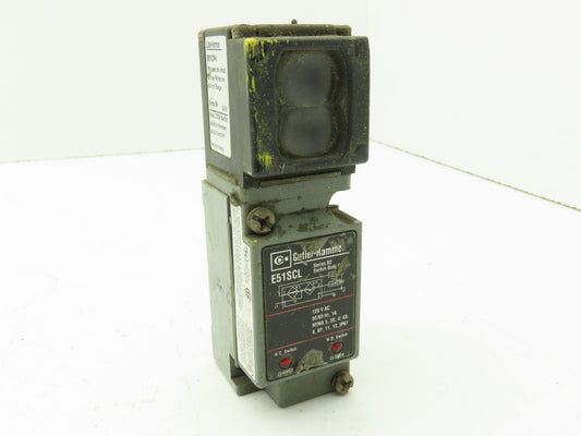 Cutler Hammer E51DP4 Photoelectric Head Diffuse Reflective Sensor 40" Range