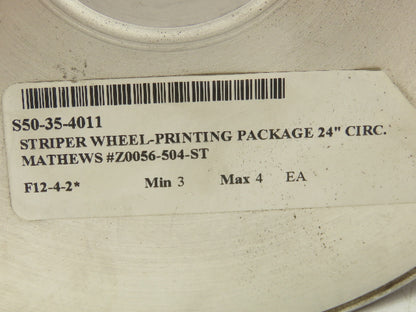 2"x 7" Grooved Aluminum Pulley Sheave Ribbed Striper Wheel 1" Bore