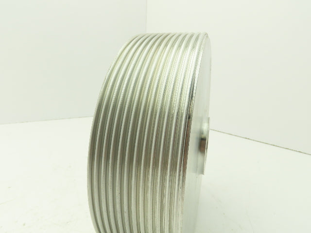2"x 7" Grooved Aluminum Pulley Sheave Ribbed Striper Wheel 1" Bore