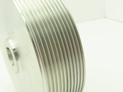 2"x 7" Grooved Aluminum Pulley Sheave Ribbed Striper Wheel 1" Bore