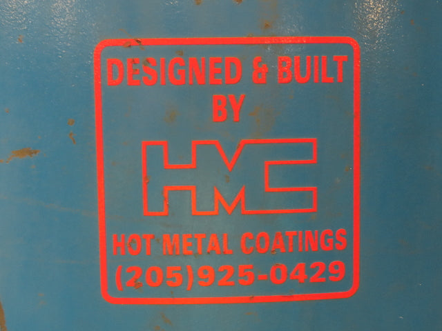 HMC Hot Metal Coating Mold Duster Graphite 120 Gallon Hopper VFD Feed Auger