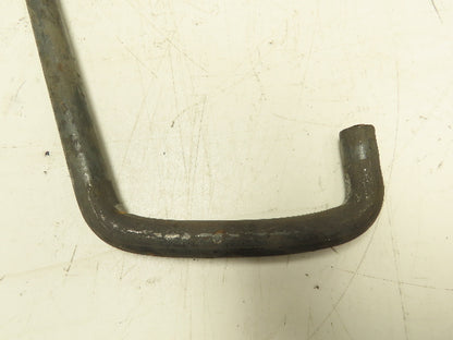 Crane Rail Bolts  5/8" Rod 5/8"-10 Threaded  10" Long 4" Hook Lot of 52