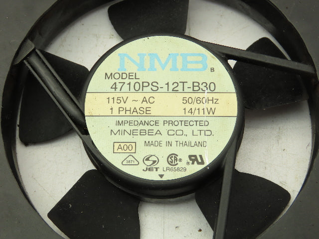 NMB 4710PS-12T-B30 Enclosure Cooling 3 Fan Tray Assembly 19" 115V AC  Lot of 3