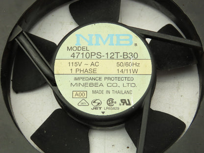 NMB 4710PS-12T-B30 Enclosure Cooling 3 Fan Tray Assembly 19" 115V AC  Lot of 3