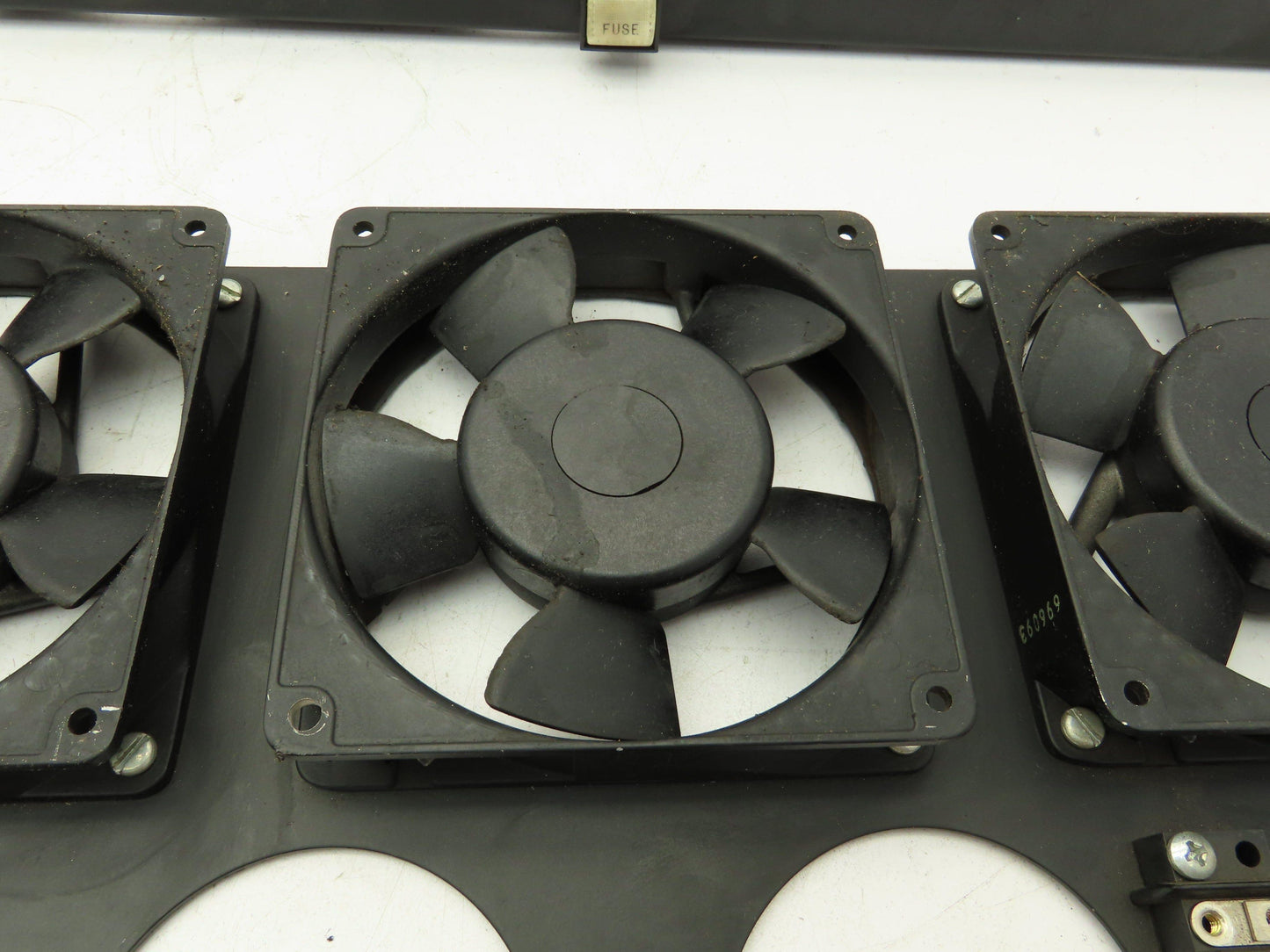 NMB 4710PS-12T-B30 Enclosure Cooling 3 Fan Tray Assembly 19" 115V AC  Lot of 3