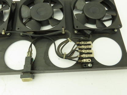 NMB 4710PS-12T-B30 Enclosure Cooling 3 Fan Tray Assembly 19" 115V AC  Lot of 3