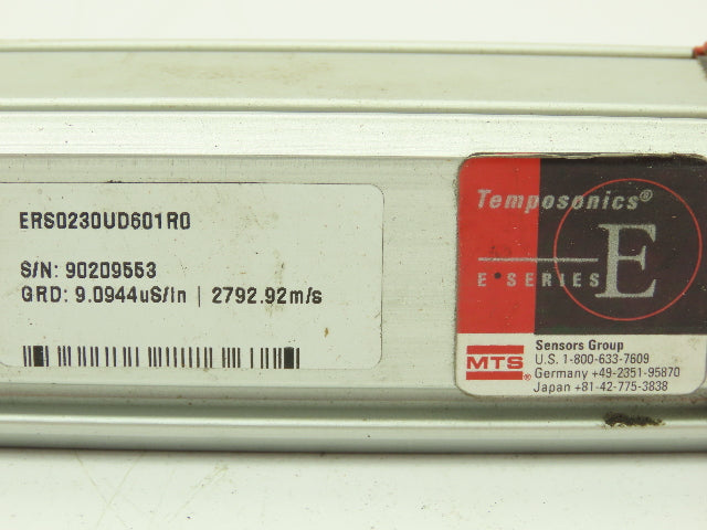 MTS ERS0230UD601R0 Temposonics E Series Linear Position Sensor 23" Travel