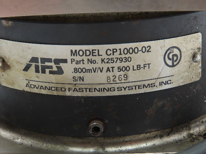 Atlas Copco CP1000-02 Torque Transducer .800mV/V 500 Lb-Ft