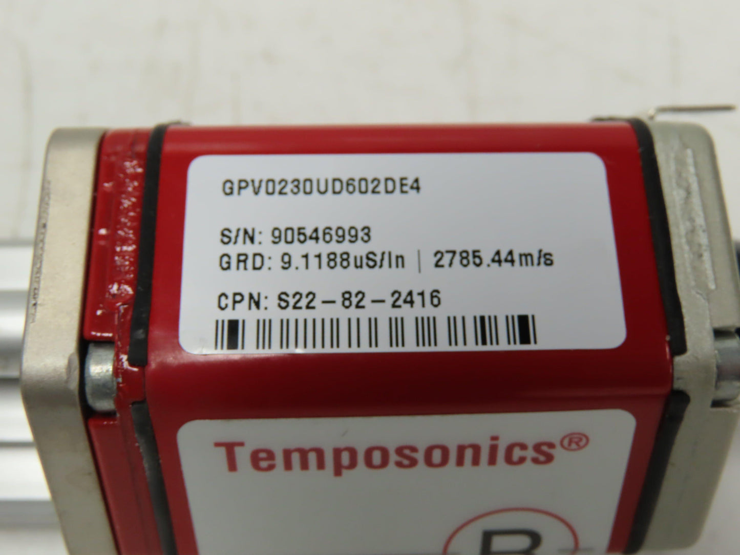 MTS GPV0230UD602DE4 Temposonics G Series Rod Style Linear Position Sensor 23"