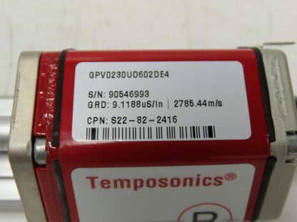 MTS GPV0230UD602DE4 Temposonics G Series Rod Style Linear Position Sensor 23"