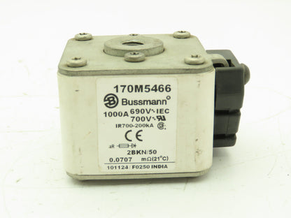 Bussmann 170M5466 Square Body Fuse 1000A 690/700V 2BKN/50