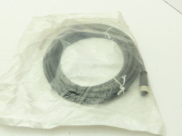 IFM E12166 Cordset Female 8 End 1 Pins Cable 5M 2A Max IP 67