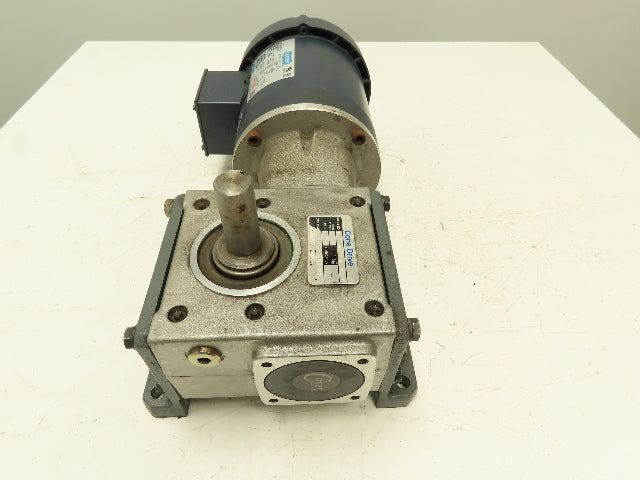Conex B051050.WAQTA Cone Drive 50:1 Reducer Leeson Gearmotor .75Hp 230/460V 3PH