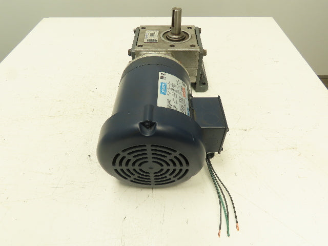 Conex B051050.WAQTA Cone Drive 50:1 Reducer Leeson Gearmotor .75Hp 230/460V 3PH
