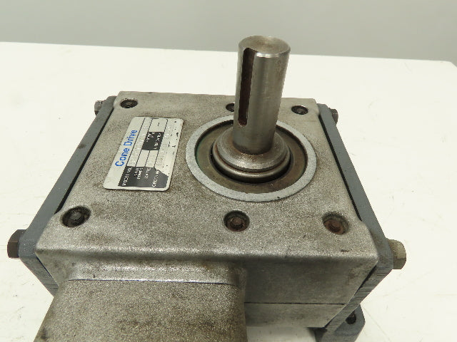 Conex B051050.WAQTA Cone Drive 50:1 Reducer Leeson Gearmotor .75Hp 230/460V 3PH