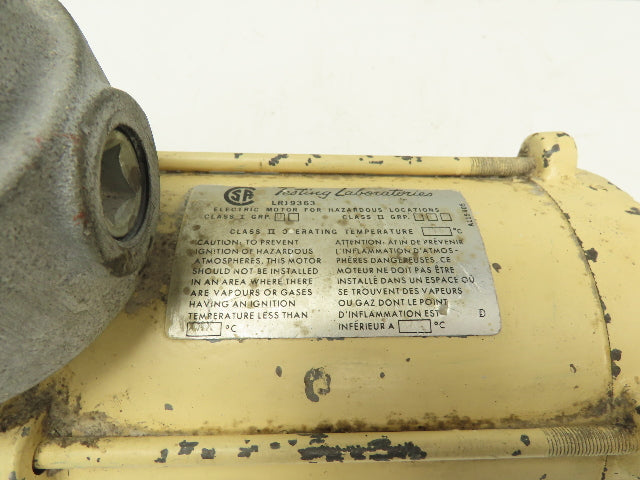 Doerr 69617EH863 AC Motor 3/4Hp 1725 RPM 460/575V 3PH G56C Hazardous Location