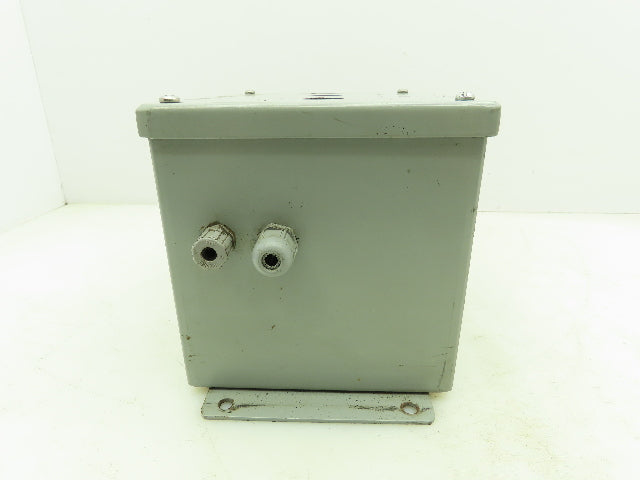 SCE 8x6x6" Steel Electrical Enclosure Junction Box with Euro 4 Terminal Blocks