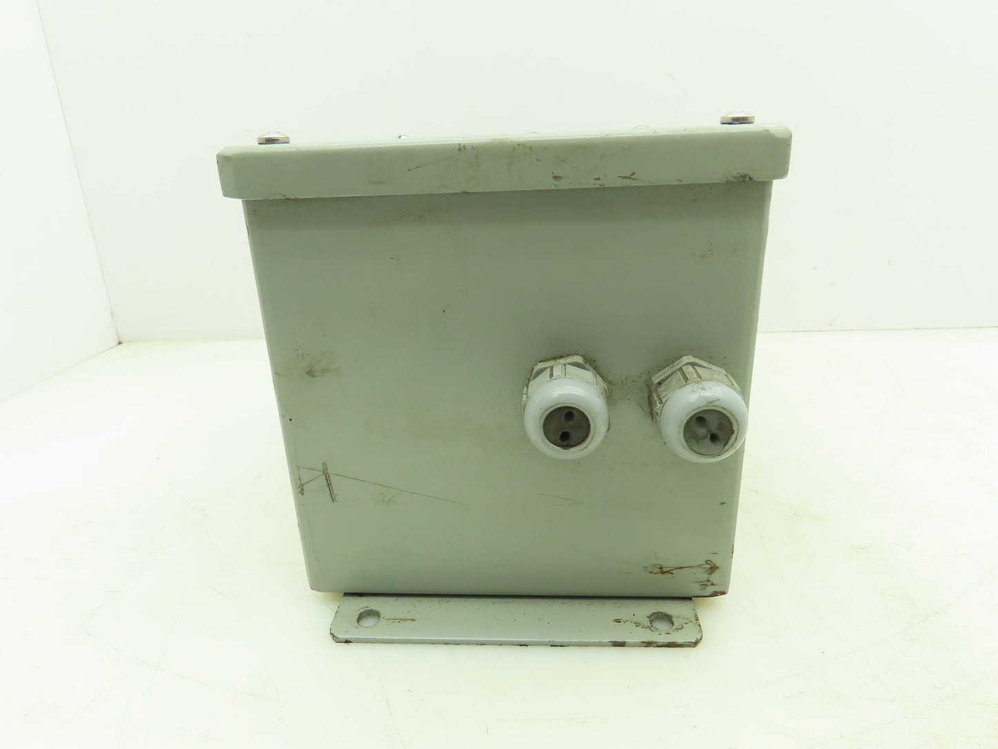 SCE 8x6x6" Steel Electrical Enclosure Junction Box with Euro 4 Terminal Blocks