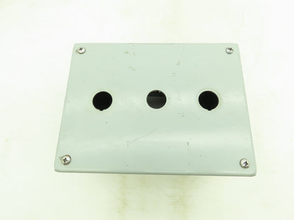 SCE 8x6x6" Steel Electrical Enclosure Junction Box with Euro 4 Terminal Blocks