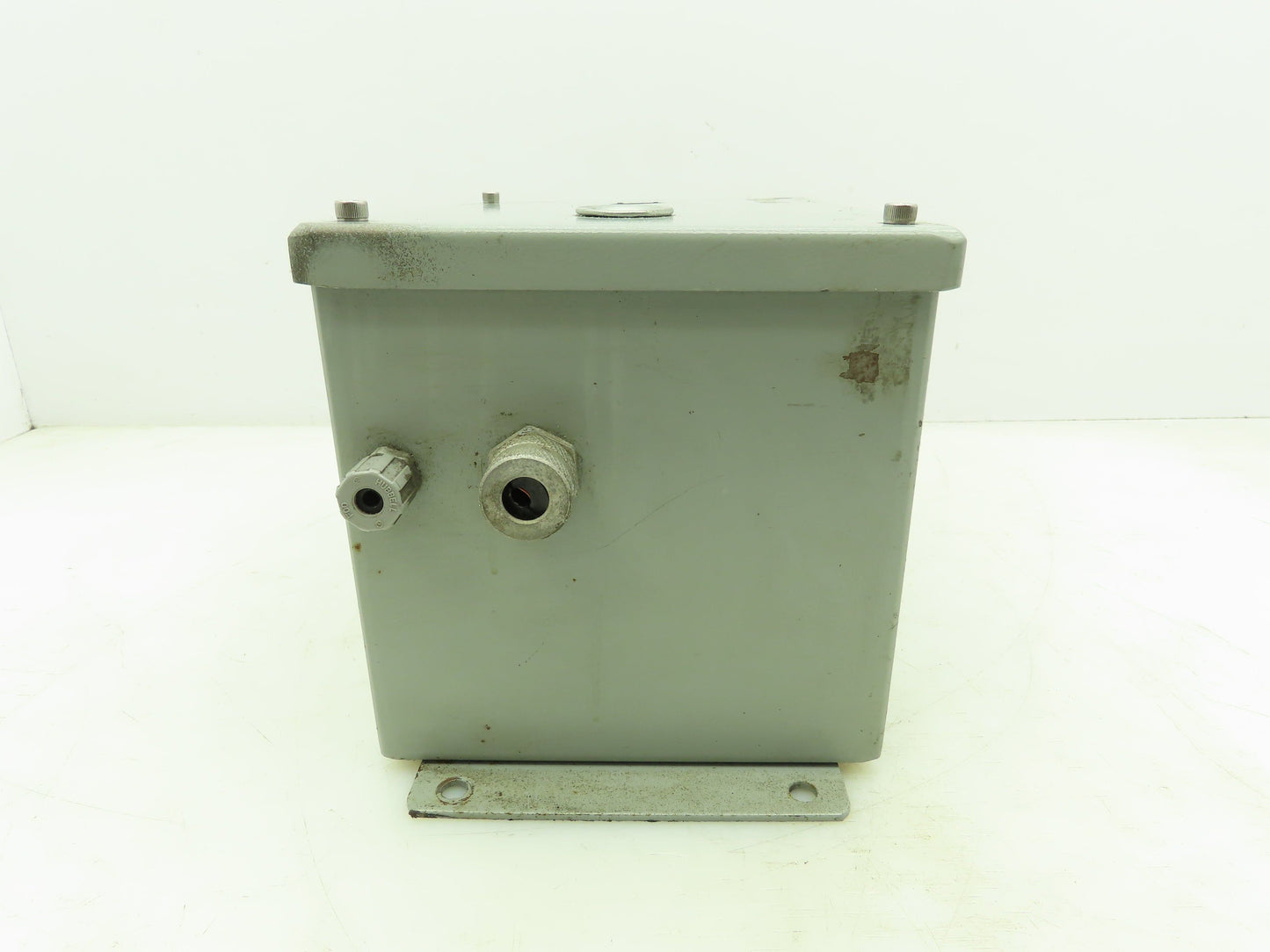 SCE 8x6x6" Steel Electrical Enclosure Junction Box with Euro 4 Terminal Blocks