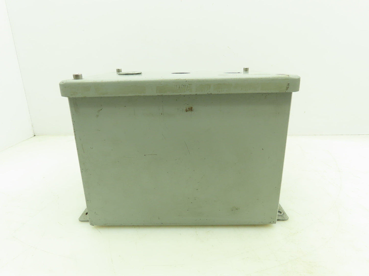 SCE 8x6x6" Steel Electrical Enclosure Junction Box with Euro 4 Terminal Blocks