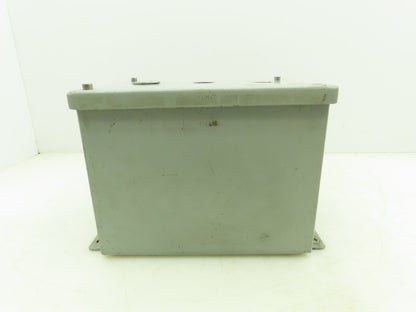 SCE 8x6x6" Steel Electrical Enclosure Junction Box with Euro 4 Terminal Blocks