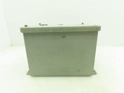 SCE 8x6x6" Steel Electrical Enclosure Junction Box with Euro 4 Terminal Blocks