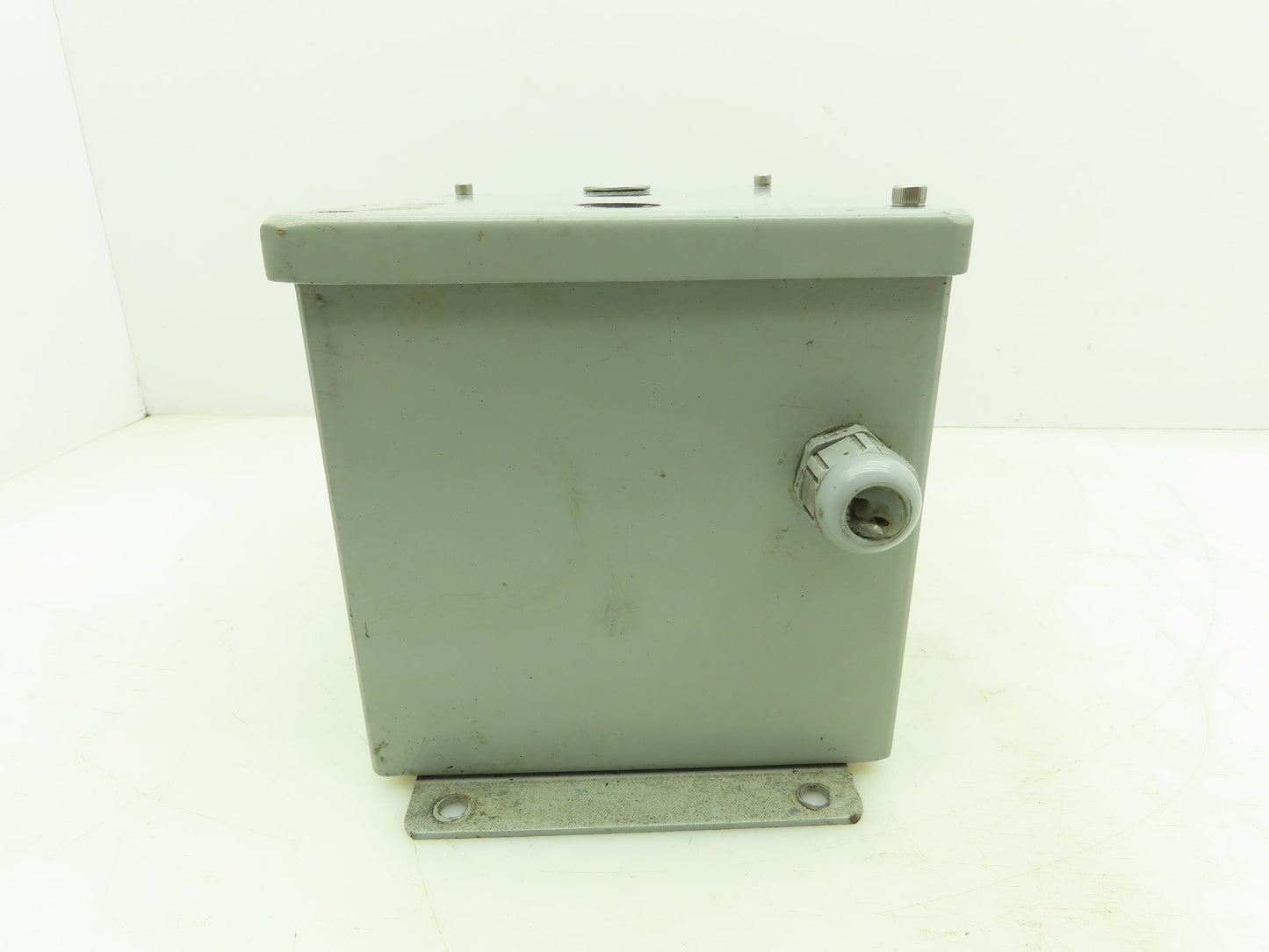 SCE 8x6x6" Steel Electrical Enclosure Junction Box with Euro 4 Terminal Blocks