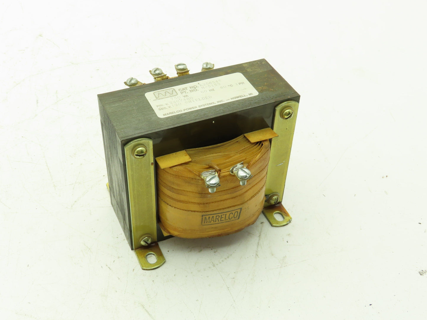 Marelco M-5153 Control Power Transformer 0.750kva PV 240/480V LV 120V Shielded