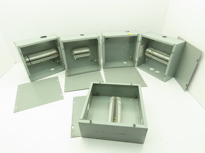 Hoffman Electrical Enclosure Screw Cover 10x10x4" AB Terminal Blocks Lot of 5