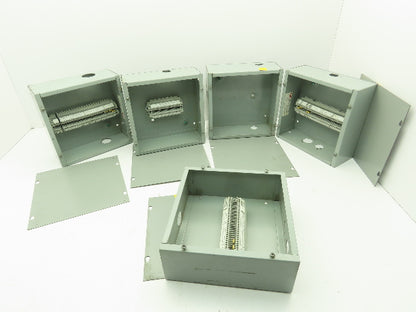 Hoffman Electrical Enclosure Screw Cover 10x10x4" AB Terminal Blocks Lot of 5