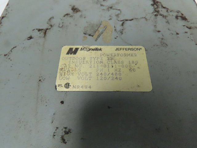 Magnetek 211-0111-000 Powerformer Transformer 5KVA 240/480V 120/240V 1PH Type 3R