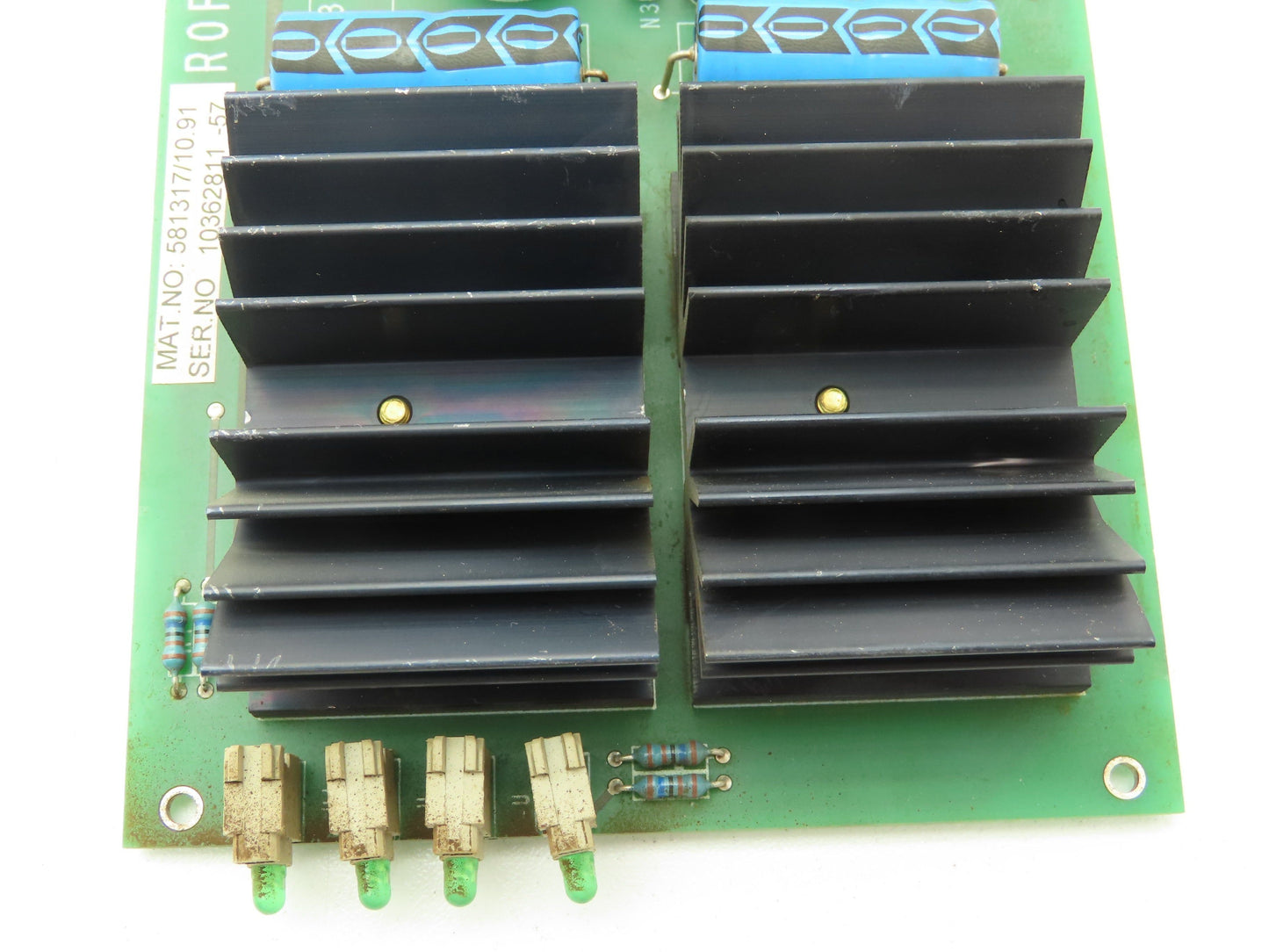 Rofin-Sinar 317-2B/10.91 Laser Capacitor Board 580317